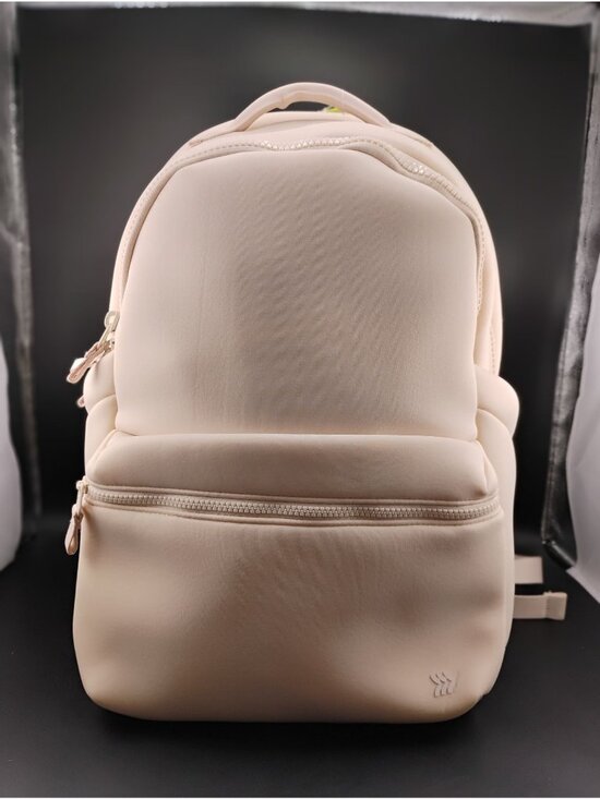 all in motion Handbags - Soft Beige All In Motion Backpack W/ Multiple Compartments & Tags
